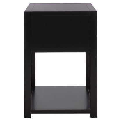 Table de chevet Sadie Wood en noir